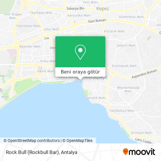 Rock Bull (Rockbull Bar) harita