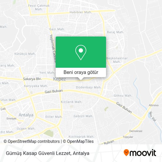 Gümüş Kasap Güvenli Lezzet harita