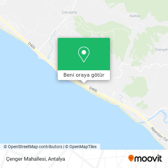 Çenger Mahallesi harita