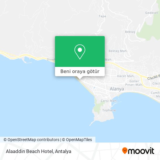 Alaaddin Beach Hotel harita