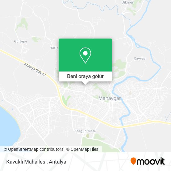 Kavaklı Mahallesi harita