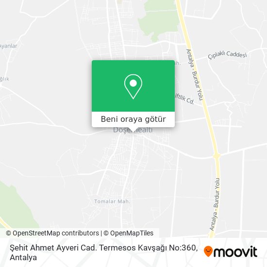 Şehit Ahmet Ayveri Cad. Termesos Kavşağı No:360 harita