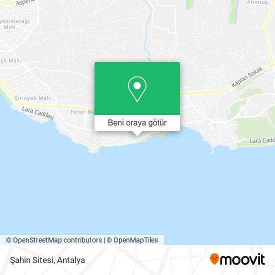 Şahin Sitesi harita