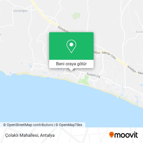 Çolaklı Mahallesi harita
