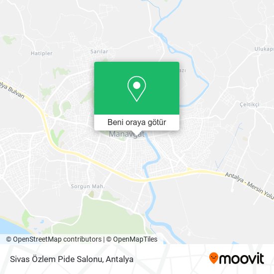Sivas Özlem Pide Salonu harita