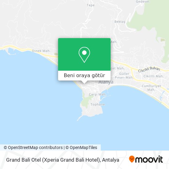 Grand Bali Otel (Xperia Grand Bali Hotel) harita