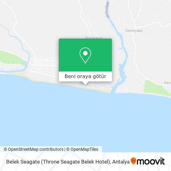 Belek Seagate (Throne Seagate Belek Hotel) harita