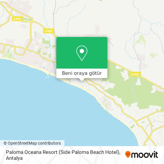Paloma Oceana Resort (Side Paloma Beach Hotel) harita