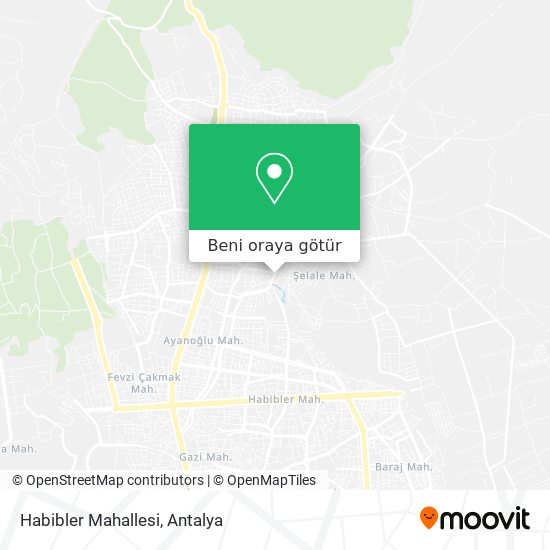 Habibler Mahallesi harita