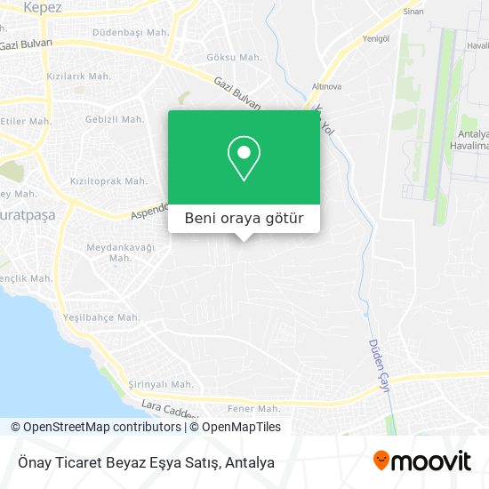 Önay Ticaret Beyaz Eşya Satış harita