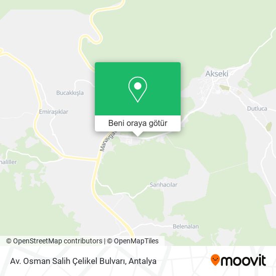 Av. Osman Salih Çelikel Bulvarı harita