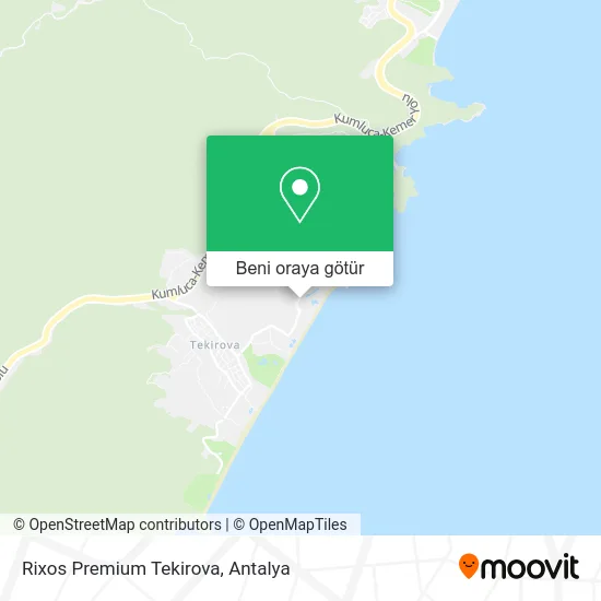 Rixos Premium Tekirova harita