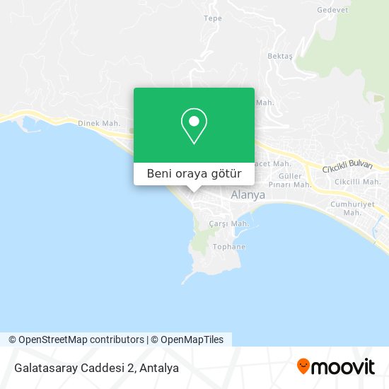 Galatasaray Caddesi 2 harita