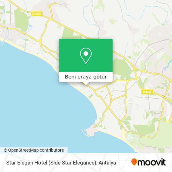 Star Elegan Hotel (Side Star Elegance) harita