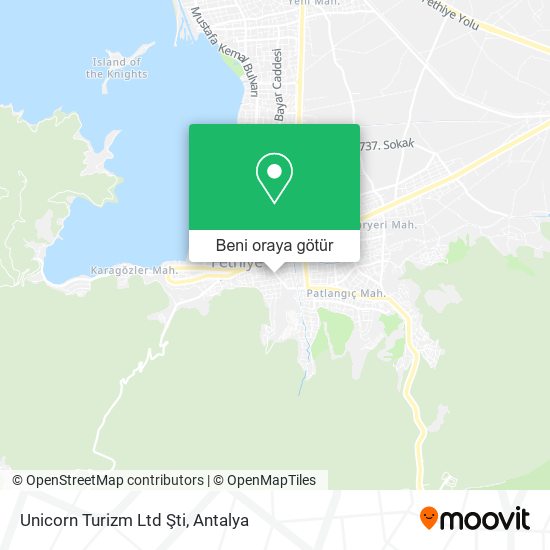 Unicorn Turizm Ltd Şti harita