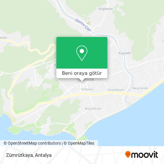 Zümrütkaya harita