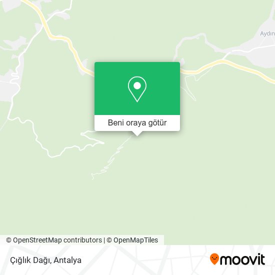 Çığlık Dağı harita