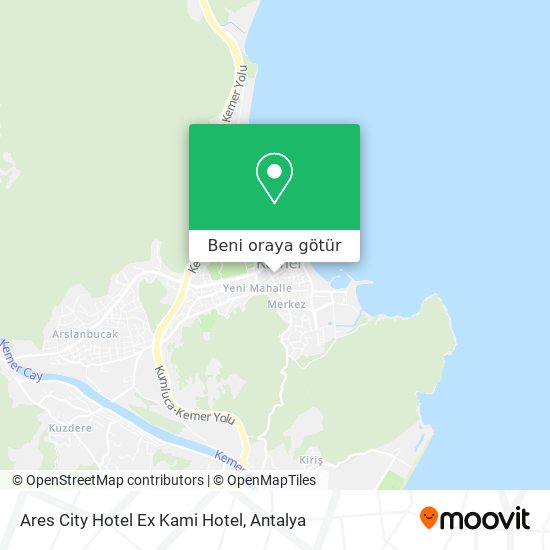 Ares City Hotel Ex Kami Hotel harita