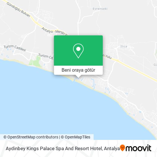Aydinbey Kings Palace Spa And Resort Hotel harita
