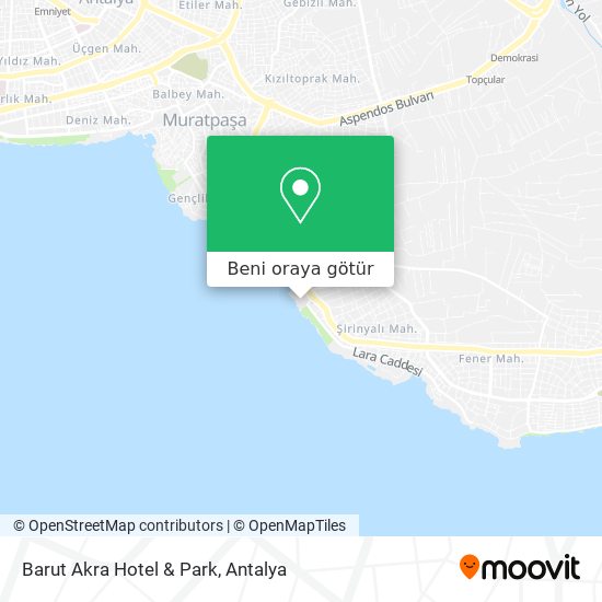 Barut Akra Hotel & Park harita