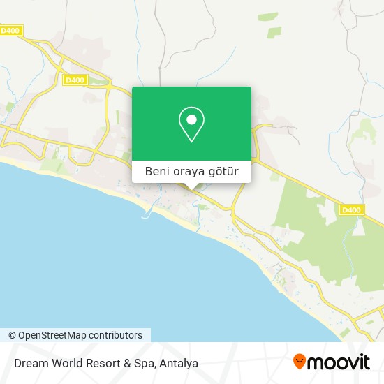 Dream World Resort & Spa harita