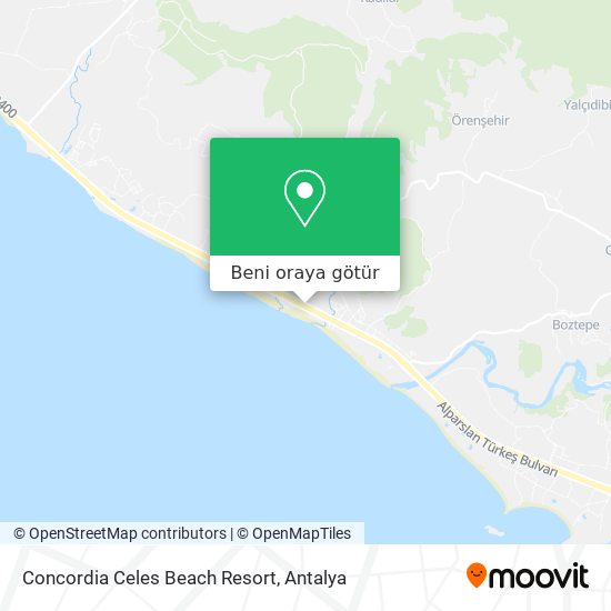 Concordia Celes Beach Resort harita