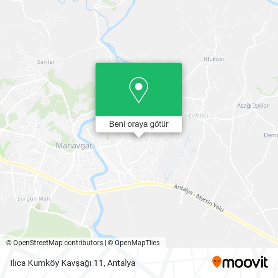 Ilıca Kumköy Kavşağı 11 harita