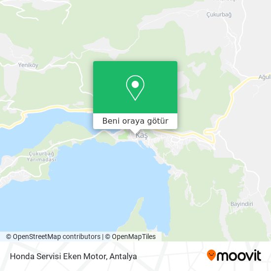 Honda Servisi Eken Motor harita