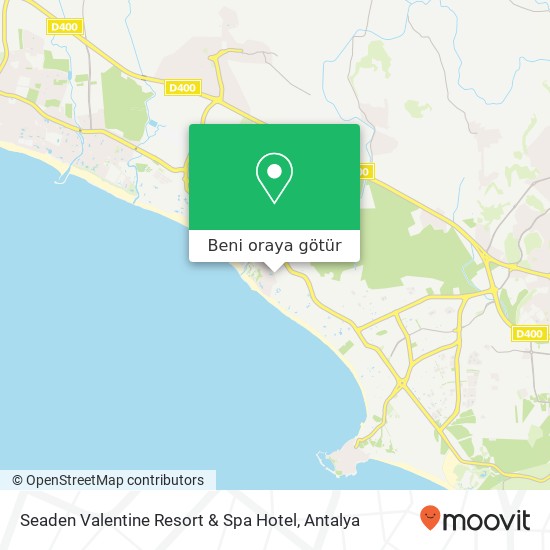 Seaden Valentine Resort & Spa Hotel harita