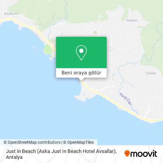 Just in Beach (Aska Just In Beach Hotel Avsallar) harita