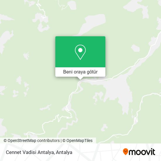 Cennet Vadisi Antalya harita