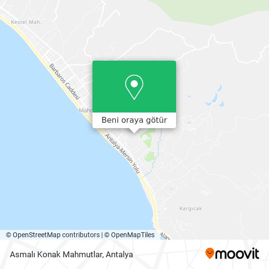 Asmalı Konak Mahmutlar harita