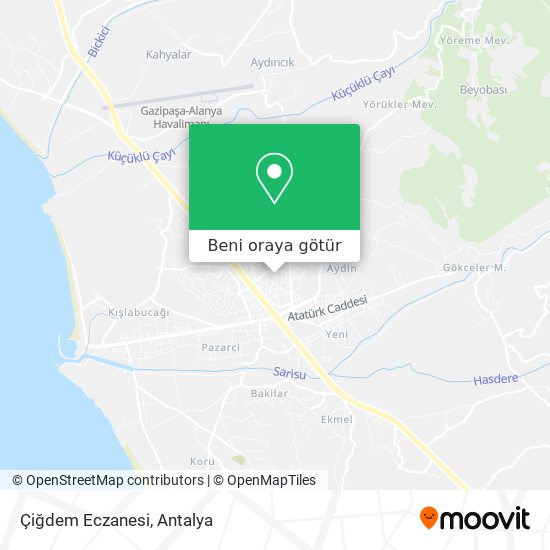 Çiğdem Eczanesi harita