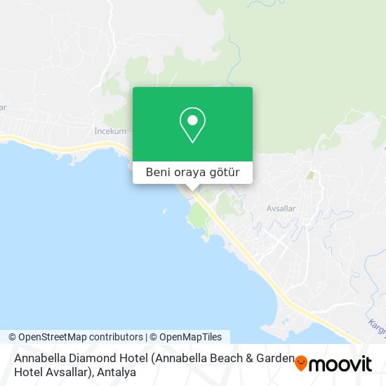 Annabella Diamond Hotel (Annabella Beach & Garden Hotel Avsallar) harita
