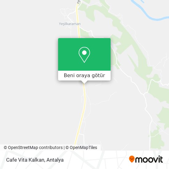 Cafe Vita Kalkan harita