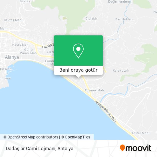 Dadaşlar Cami Lojmanı harita