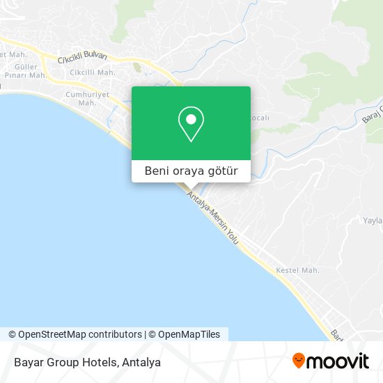 Bayar Group Hotels harita