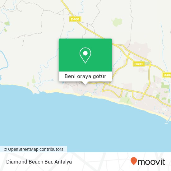 Diamond Beach Bar harita