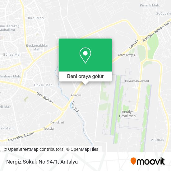 Nergiz Sokak No:94/1 harita