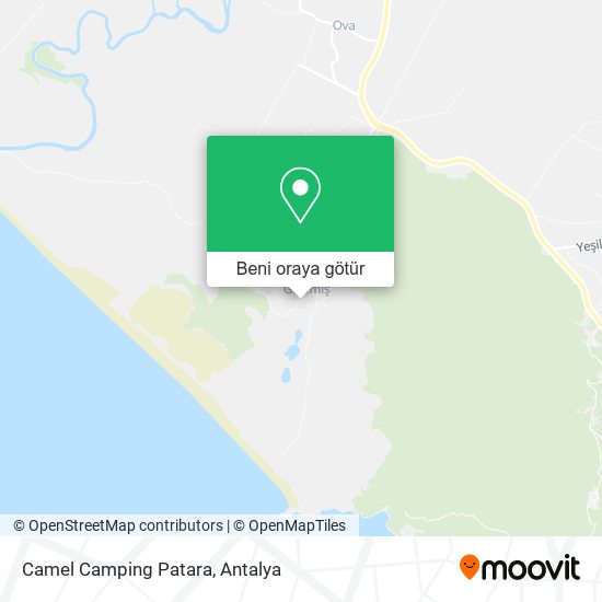 Camel Camping Patara harita