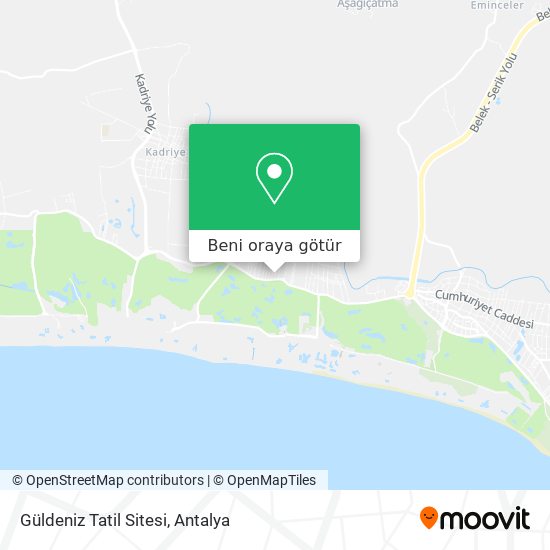 Güldeniz Tatil Sitesi harita