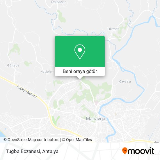 Tuğba Eczanesi harita