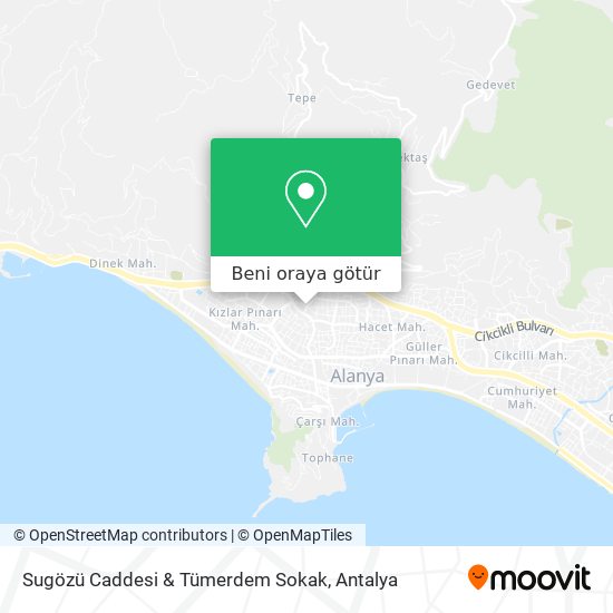 Sugözü Caddesi & Tümerdem Sokak harita