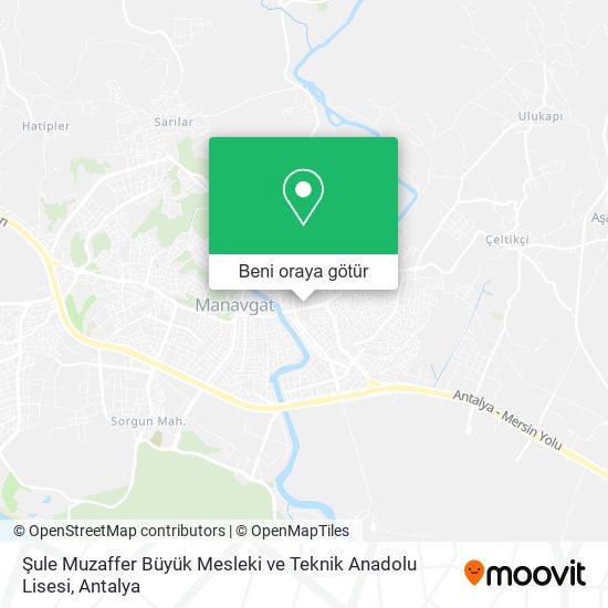 Şule Muzaffer Büyük Mesleki ve Teknik Anadolu Lisesi harita