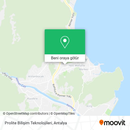 Prolite Bilişim Teknolojileri harita