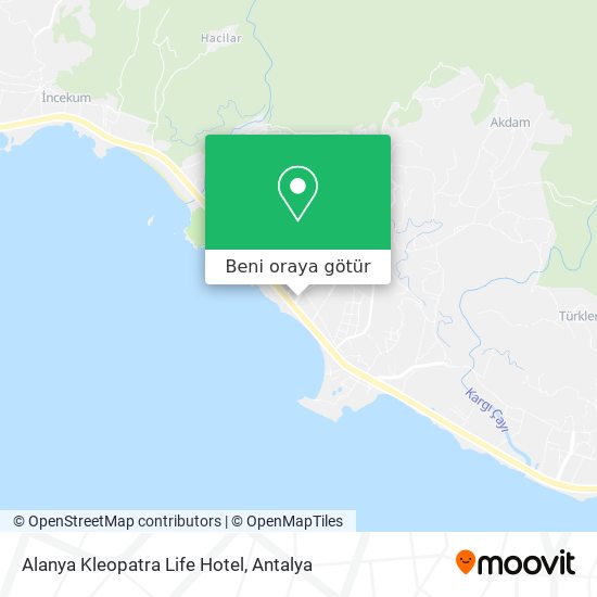 Alanya Kleopatra Life Hotel harita