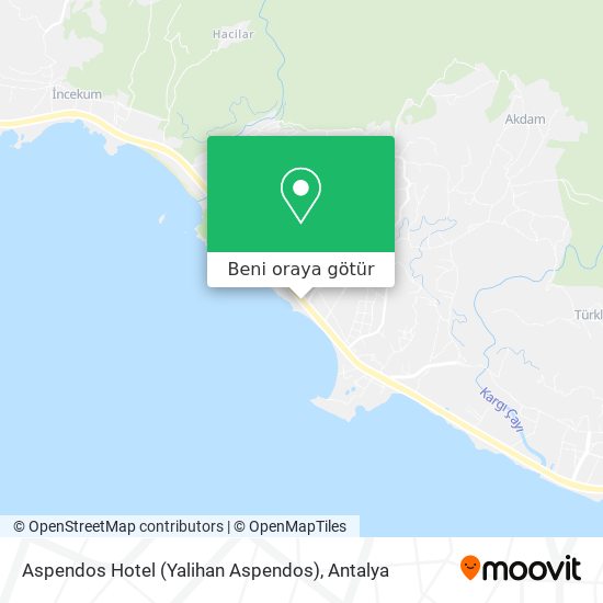 Aspendos Hotel (Yalihan Aspendos) harita