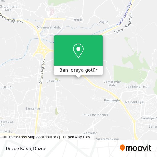 Düzce Kasrı harita