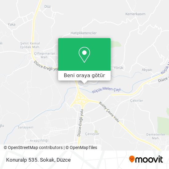 Konuralp 535. Sokak harita