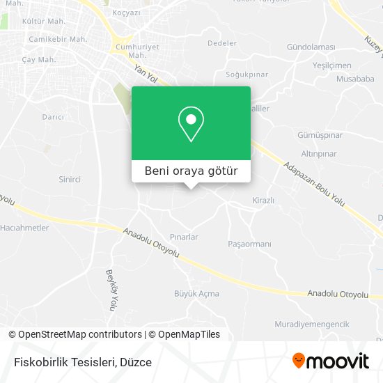 Fiskobirlik Tesisleri harita
